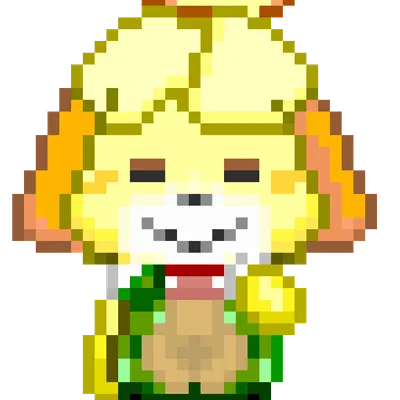 isabelle (animal crossing) (animal crossing, nintendo) created by itsmeveronica, third-party edit