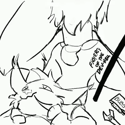 bubsy bobcat, satan (bubsy (series)) created by notactuallyhere