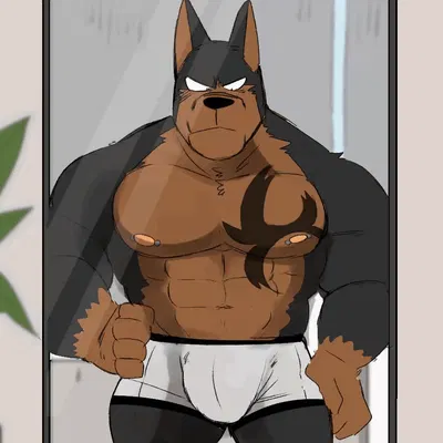 doberman bouncer (hyaku) created by hyaku (artist)