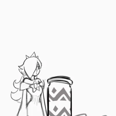 princess peach, rosalina (mario) (mario bros, nintendo) created by sachasketchy