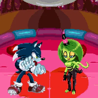 sonic the hedgehog, sonic the werehog, the deadly six (project x love potion disaster, sega) created by mykiio