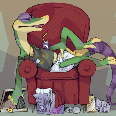 gex the gecko (gex (series), hitachi) created by crackajackin