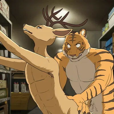 bill (beastars), louis (beastars) (beastars, patreon) created by bikomation