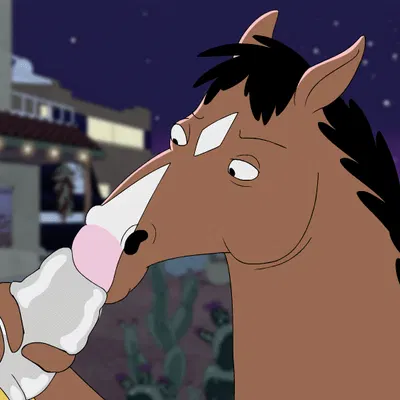 bojack horseman (character), mr. peanutbutter (bojack horseman, netflix) created by bikomation