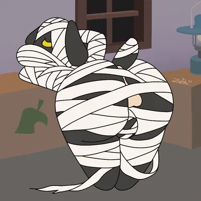 lucky (animal crossing) (animal crossing, nintendo) created by zyfoh