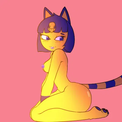 ankha (animal crossing) (animal crossing, nintendo) created by marbearis