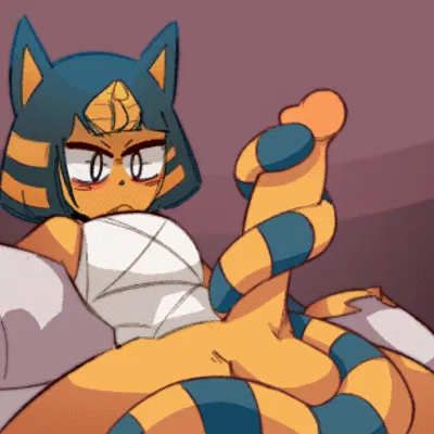 ankha (animal crossing) (animal crossing, nintendo) created by nokonorii