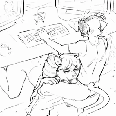 seth park (sketchybug), trina park (sketchybug) created by twostrokemouse