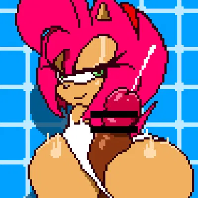 amy rose (sega, sonic the hedgehog (series)) created by angelauxes