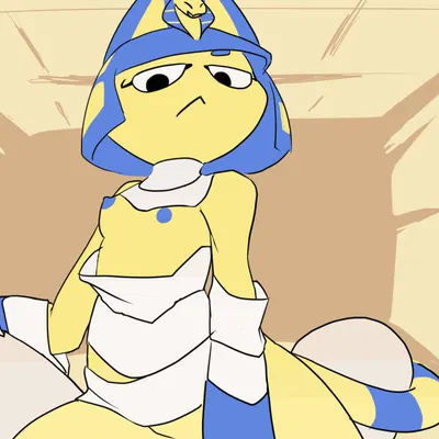 ankha (animal crossing) (animal crossing, nintendo) created by dragonweirdo