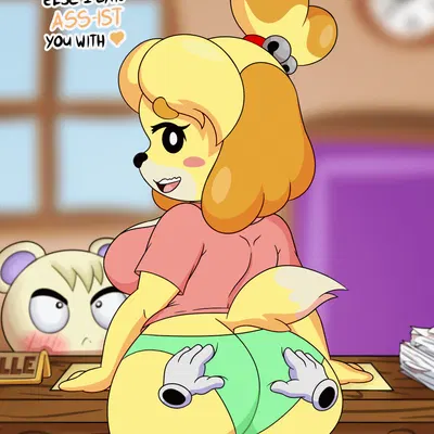 isabelle (animal crossing), marshal (animal crossing) (animal crossing, nintendo) created by shadowthespirit