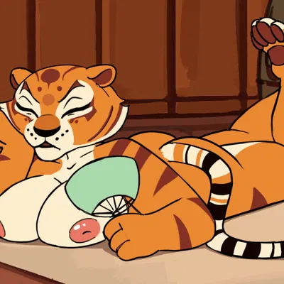 master po ping, master tigress (dreamworks, kung fu panda) created by igazella