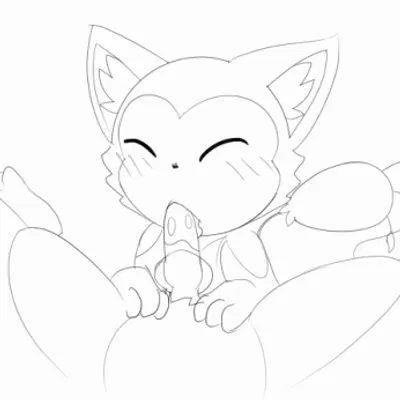 candy the skitty (nintendo, pokemon) created by rymherdier