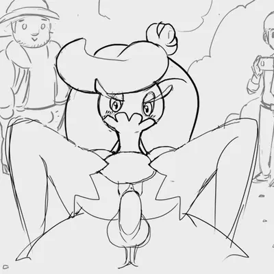 hiker (pokemon), lass (pokemon), sightseer (pokemon) (nintendo, pokemon) created by gravelurkertsk