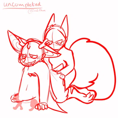 puro (changed), stormy the bat (changed (video game)) created by zavi-chan