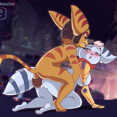 ratchet (ratchet and clank), rivet (ratchet and clank) (ratchet and clank, sony corporation) created by bikomation