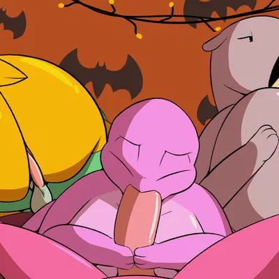 brittle (triplepistacho), chipper (triplepistacho), pecky (triplepistacho) (halloween) created by triplepistacho