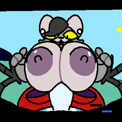 melira (pibby), mordecai (regular show), the darkness (pibby) (adult swim, cartoon network) created by superiorfox