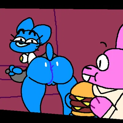 nicole watterson, richard watterson (cartoon network, the amazing world of gumball) created by superiorfox