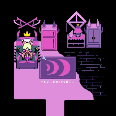 noelle holiday, susie (deltarune) (deltarune, undertale (series)) created by suicidalpixel
