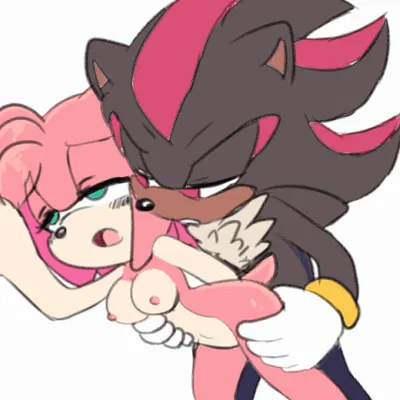 amy rose, shadow the hedgehog (sega, sonic the hedgehog (series))