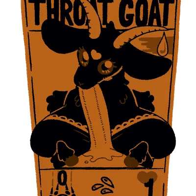 black goat (inscryption) (daniel mullins games, inscryption) created by datzuum, nsfwoaf