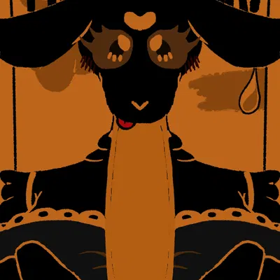 black goat (inscryption) (daniel mullins games, inscryption) created by decnot