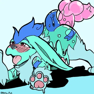 fan character, frosty (sentinelblue), iravo (arcanine) (nintendo, pokemon) created by nasty-pink