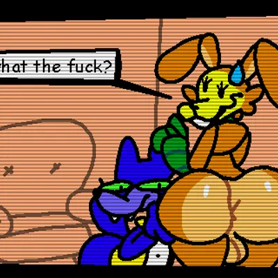 lorenzo waterman (the walten files), pumpkin rabbit, tammy (twf) (the walten files) created by superiorfox