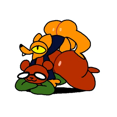 angus delaney, gregg lee (night in the woods) created by superiorfox