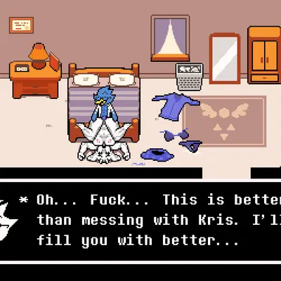 berdly, toriel (deltarune, undertale (series)) created by mayin