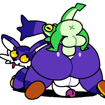 big the cat, froggy (sonic) (sega, sonic the hedgehog (series)) created by superiorfox