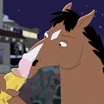 bojack horseman (character), mr. peanutbutter (bojack horseman, netflix) created by bikomation