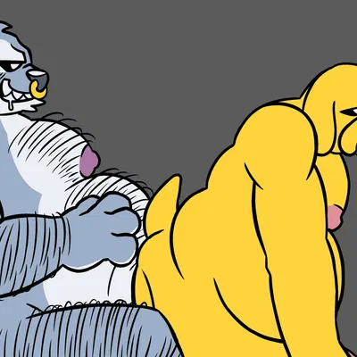 himbo stitch, jake the dog, stitch (lilo and stitch) (adventure time, cartoon network) created by thepuph