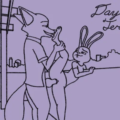 judy hopps, nick wilde (disney, zootopia) created by kodigozoot