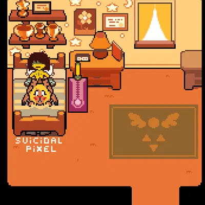 kris dreemurr, noelle holiday (deltarune, undertale (series)) created by suicidalpixel