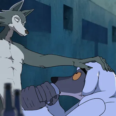 legoshi (beastars), mr. wolf (the bad guys) (beastars, dreamworks) created by bikomation