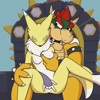 bowser (bandai namco, digimon) created by colrblnd