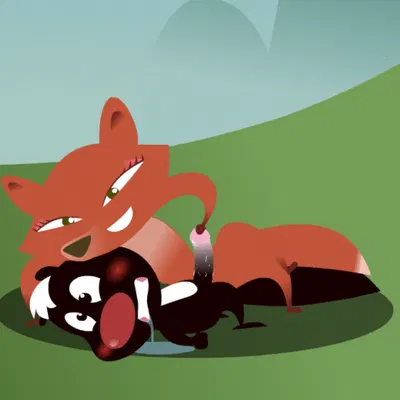 fox (skunk fu), skunk (skunk fu) (cartoon saloon, skunk fu)