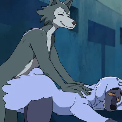 legoshi (beastars), mr. wolf (the bad guys) (beastars, dreamworks) created by bikomation