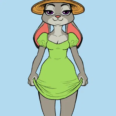 judy hopps (disney, zootopia) created by ratopombo
