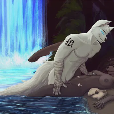 shadow (shadowthewolf57), wolfen (wolfracer559) created by youraugust