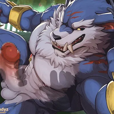 warwick (lol) (league of legends, riot games) created by sollyz