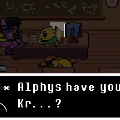 alphys, kris dreemurr, noelle holiday (deltarune, undertale (series)) created by theevilfallenone