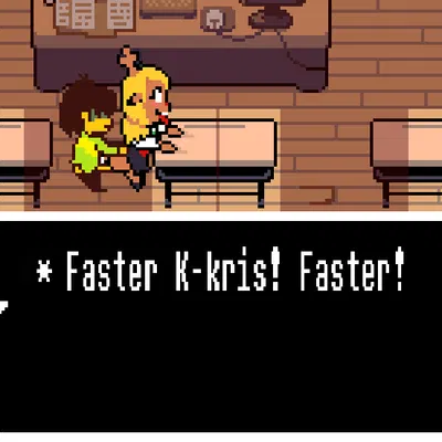 kris dreemurr, noelle holiday (deltarune, undertale (series)) created by theevilfallenone