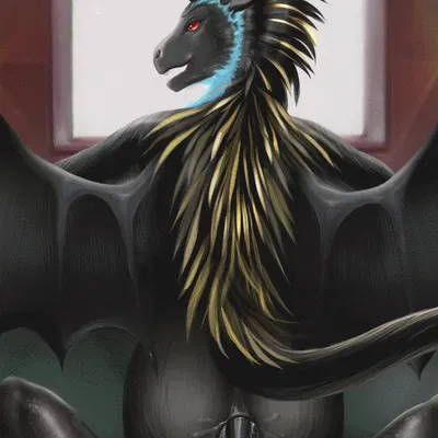 rissoron, suaco goldwing (mythology) created by nikkimory