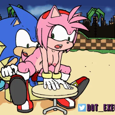 amy rose (sega, sonic the hedgehog (series)) created by .executables, dot executables