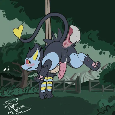 dumderg's signature cutie, rayn luxray (nintendo, pokemon) created by dumderg