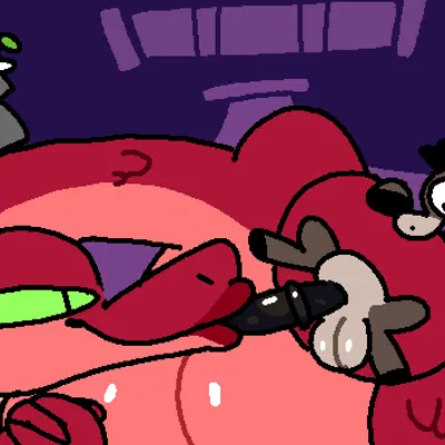 donkey (shrek), dragon (shrek), shrek (character) (dreamworks, mythology) created by superiorfox