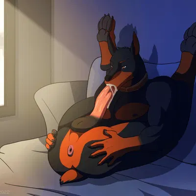 klaus doberman (character) created by flabbyotter